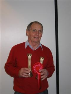 Howard with the winners rosette